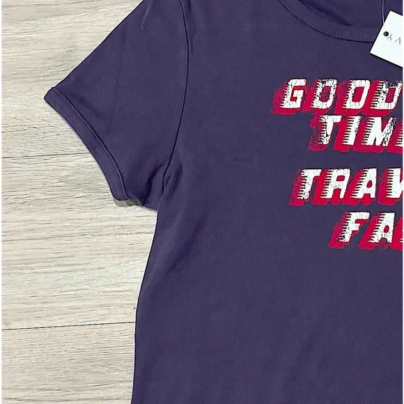 MOTHER, XL, Ringer T-shirt, Crop, Couture, Designer, $105, Graphic Tee, NWT! - Picture 14 of 14